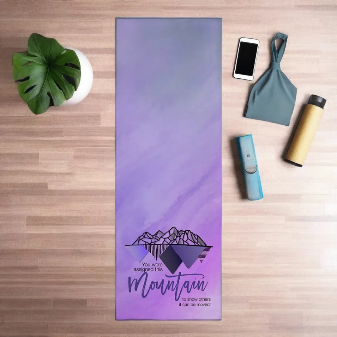 Purple Mountains Yoga Mat Towel - Yoga   Pilates Gift - Nonslip Yoga Towel