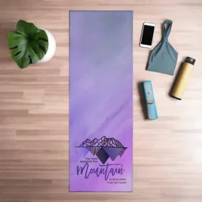 Purple Mountains Yoga Mat Towel - Yoga   Pilates Gift - Nonslip Yoga Towel