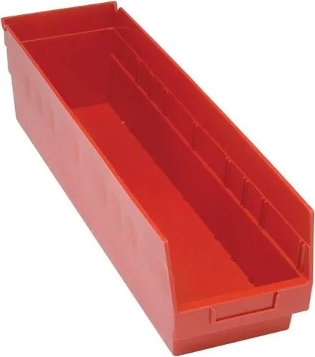 Quantum QSB206 Store-More Shelf Bins, 6.63" x 23.63" x 6"