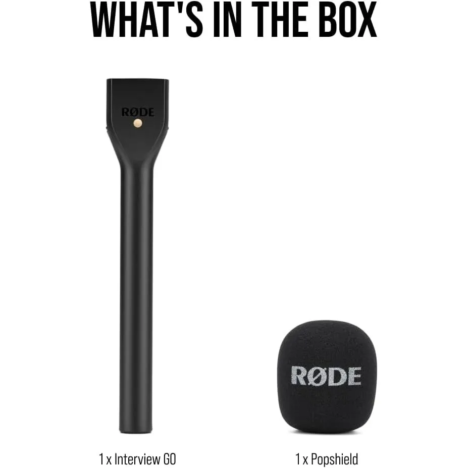 RØDE Interview GO Handheld Adapter for Wireless GO Microphone System