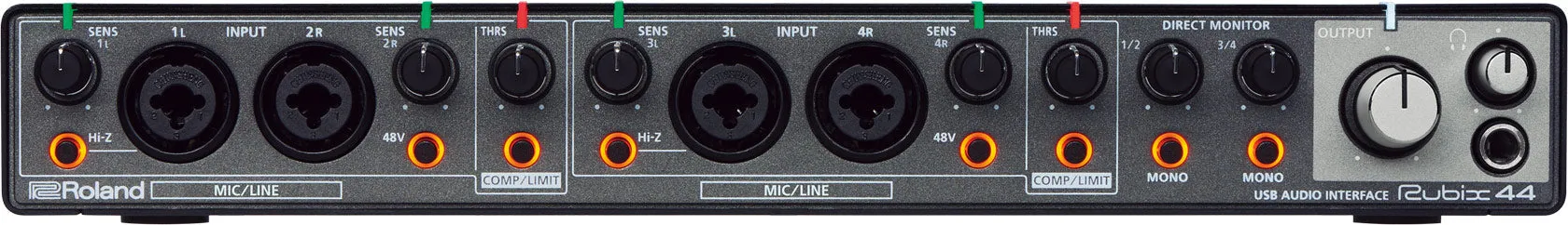 Roland RUBIX-44 High Resolution USB Audio Interface - 4 In / 4 Out