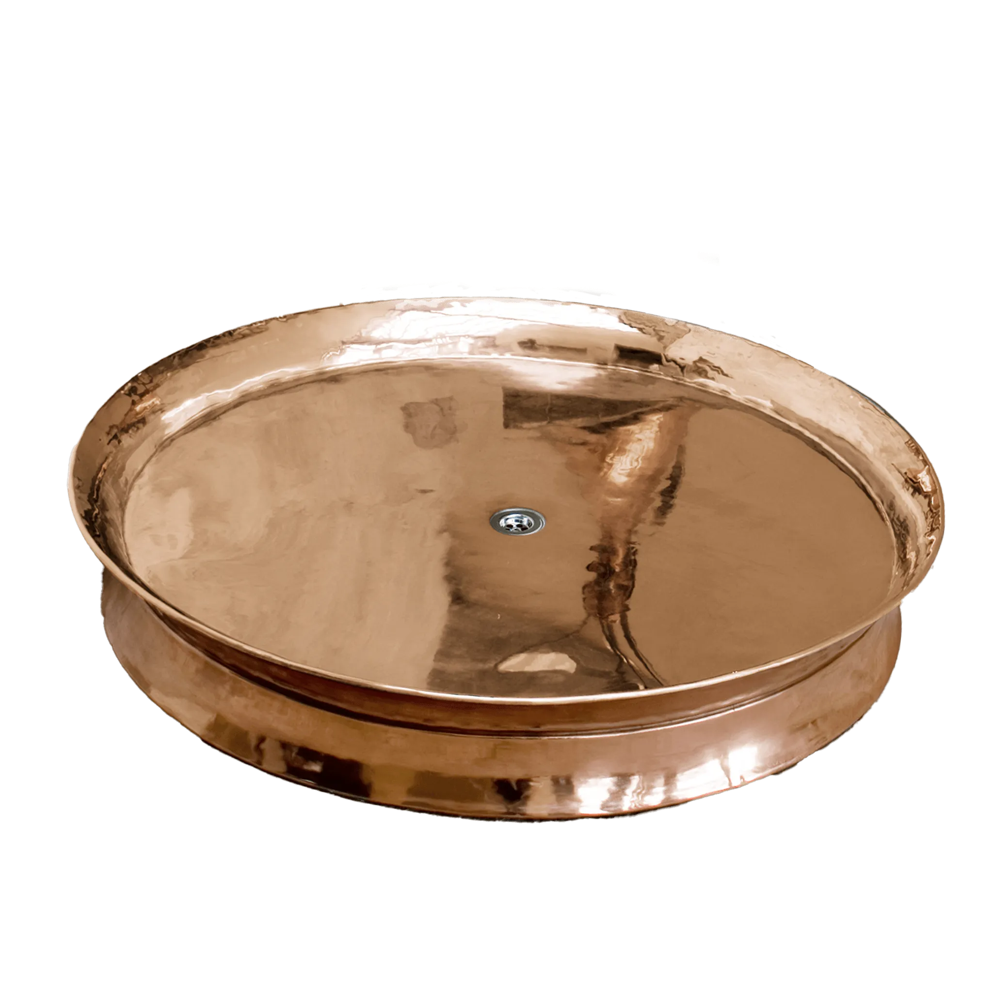 Rotunda Copper Shower Tray