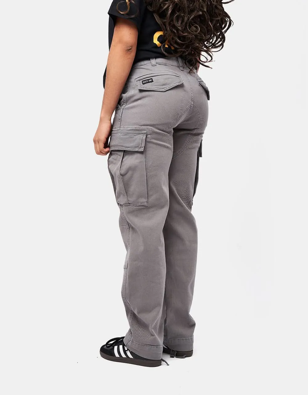 Route One Classic Cargo Pants - Charcoal