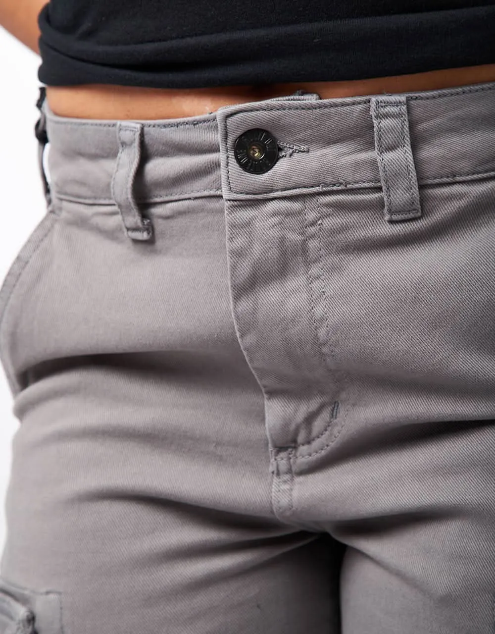 Route One Classic Cargo Pants - Charcoal