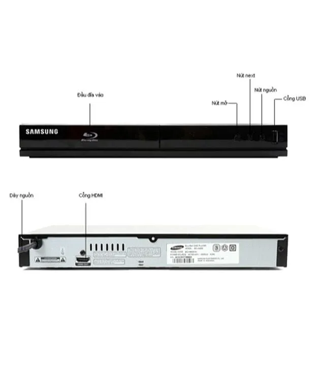 Samsung Blu-ray disc Dvd player Many popular video formats like Flash and QuickTime are supported as well as DVD VOB files-BD-44500