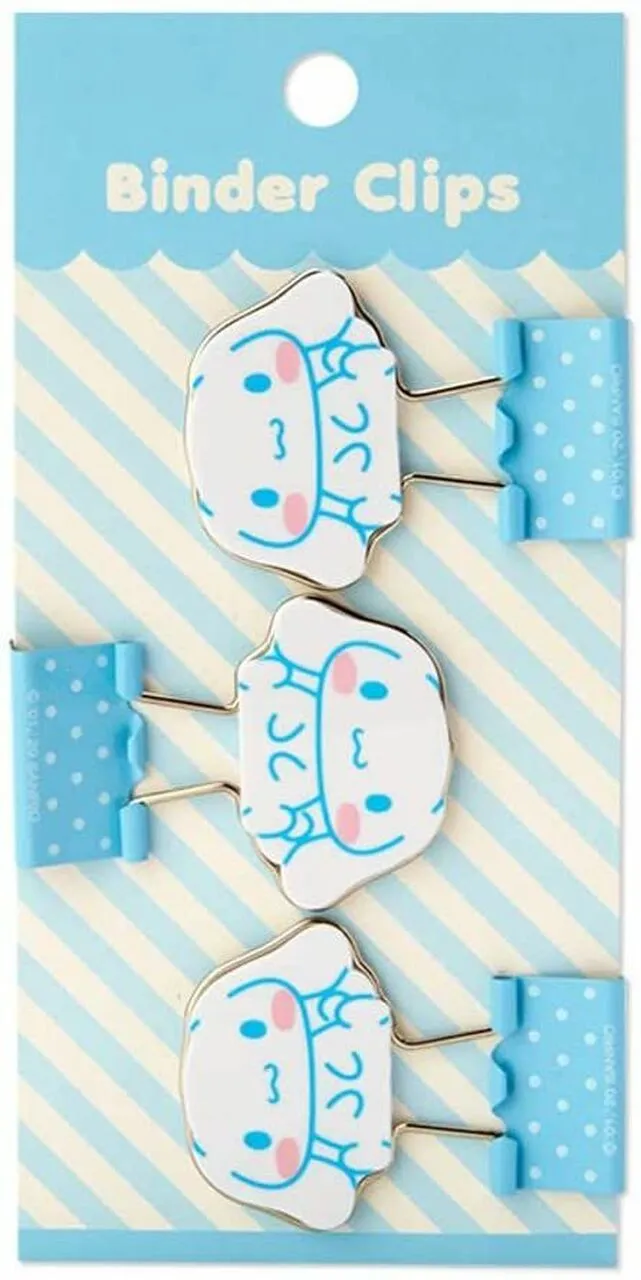Sanrio Characters Binder Clips Set (Rare Find)