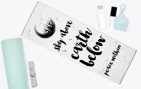 Sky Above Yoga Mat Towel - Yoga   Pilates Gift - Nonslip Yoga Towel
