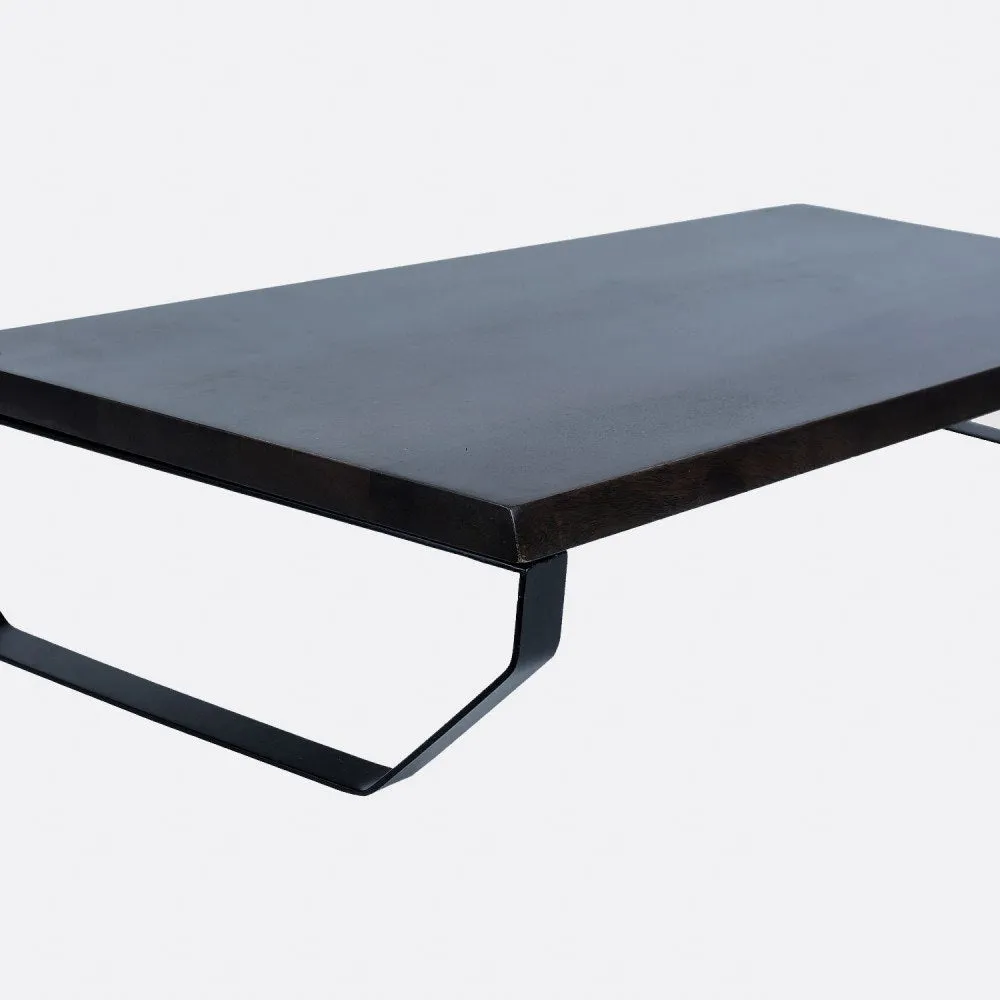 Solid Wood Charcoal Monitor Stand