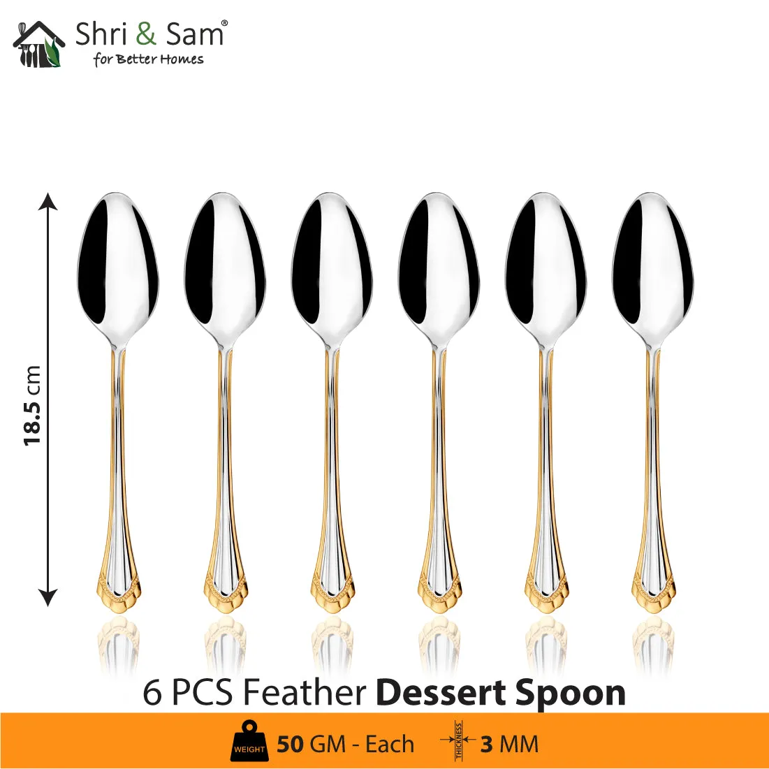 Stainless Steel Cutlery Feather