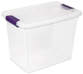 Sterilite Latch Storage Box With Lid 27qt 1pc