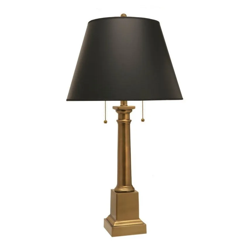 Stiffel Signature Classic Desk Lamp in Antique Brass