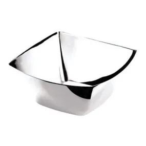TABLETOP SQUARE BOWL, MIRROR FINISH