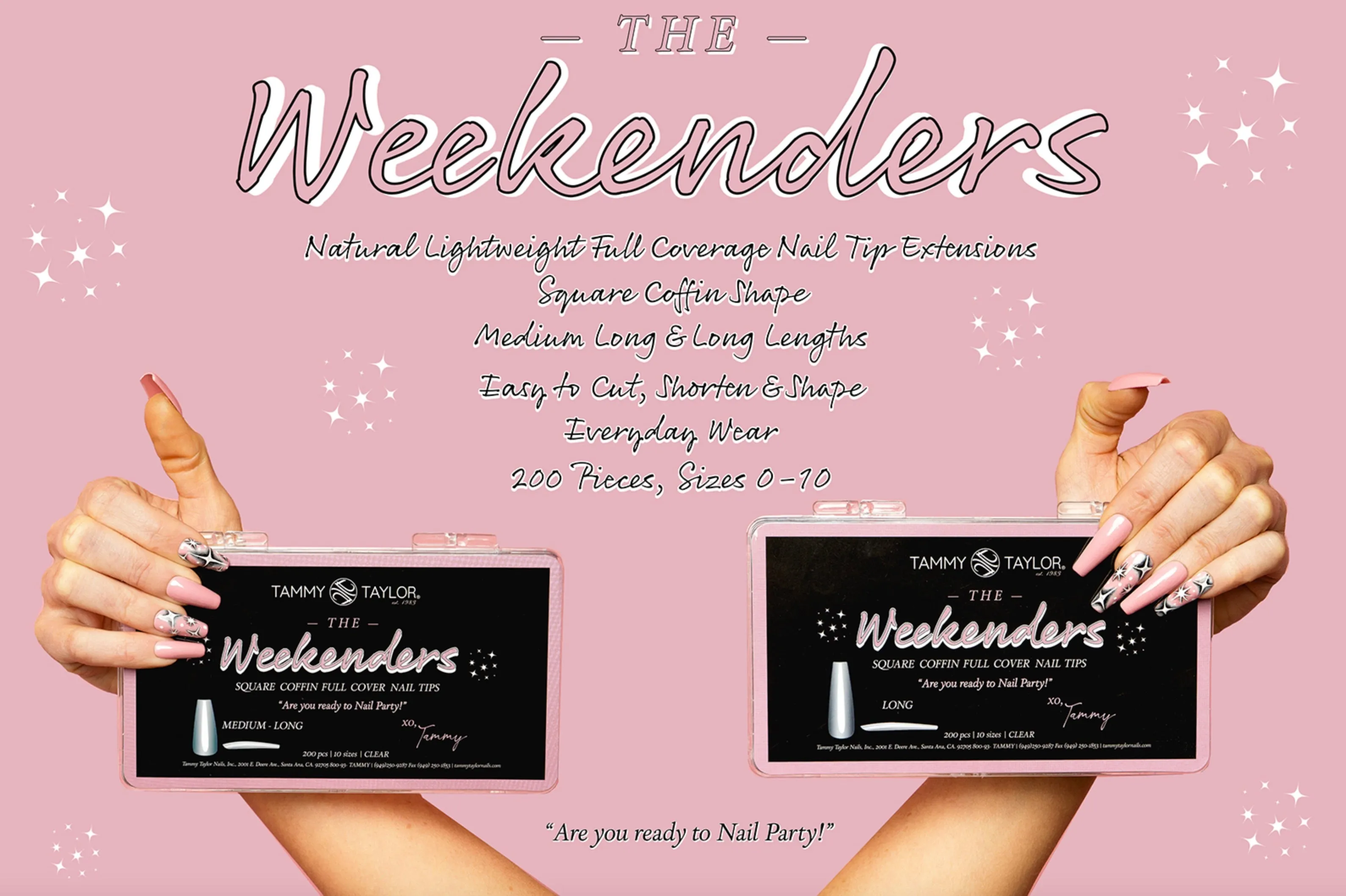 The Weekenders Full Coverage Nail Extensions Kit