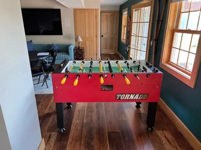Tornado T-3000 Competition Foosball Table in Crimson Red