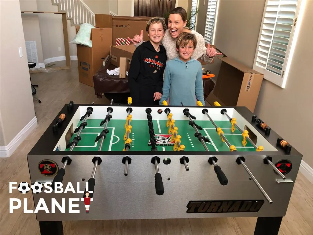 Tornado T-3000 Foosball Table In Silver (Coin)