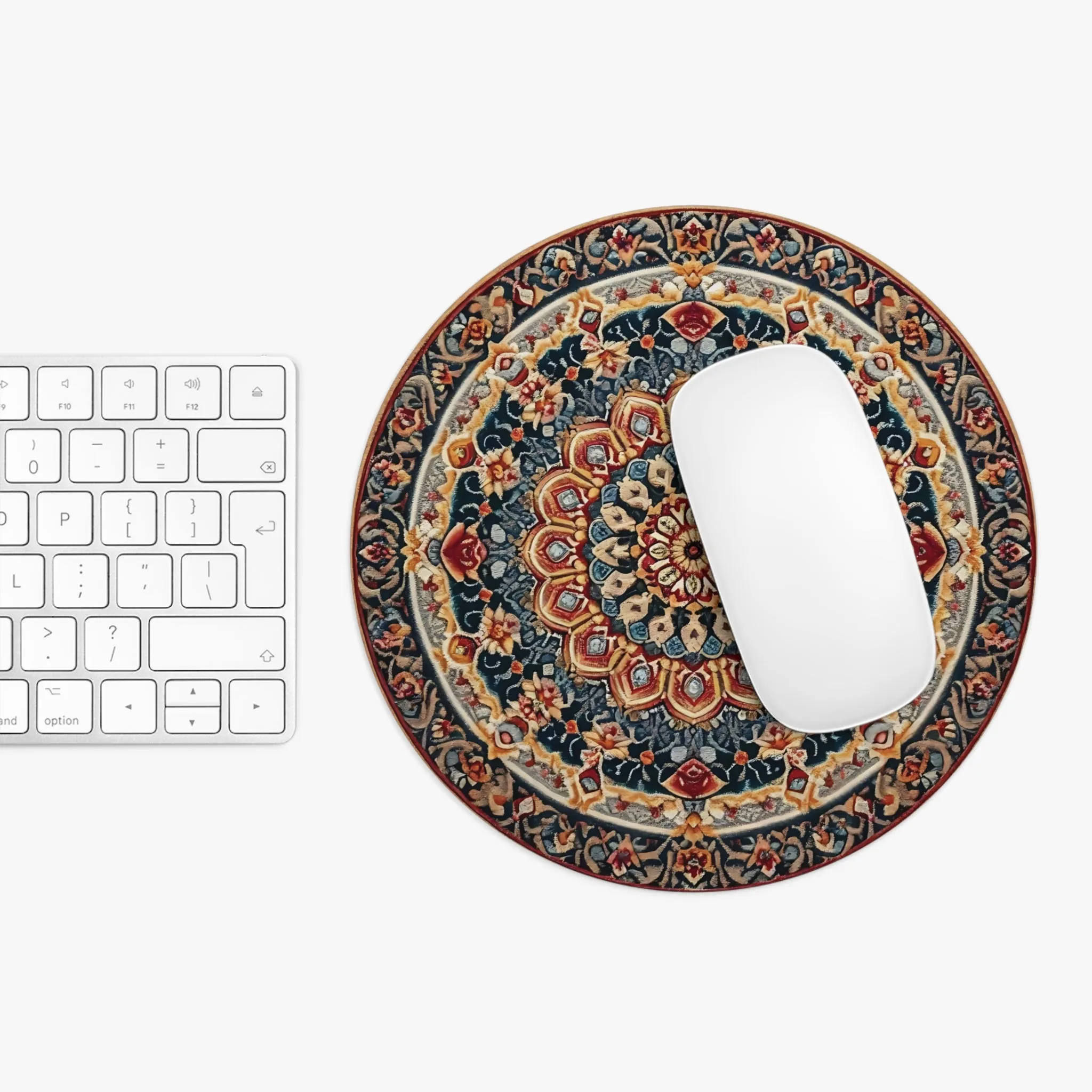 Traditional and cultural old rug pattern  Mouse Pad
