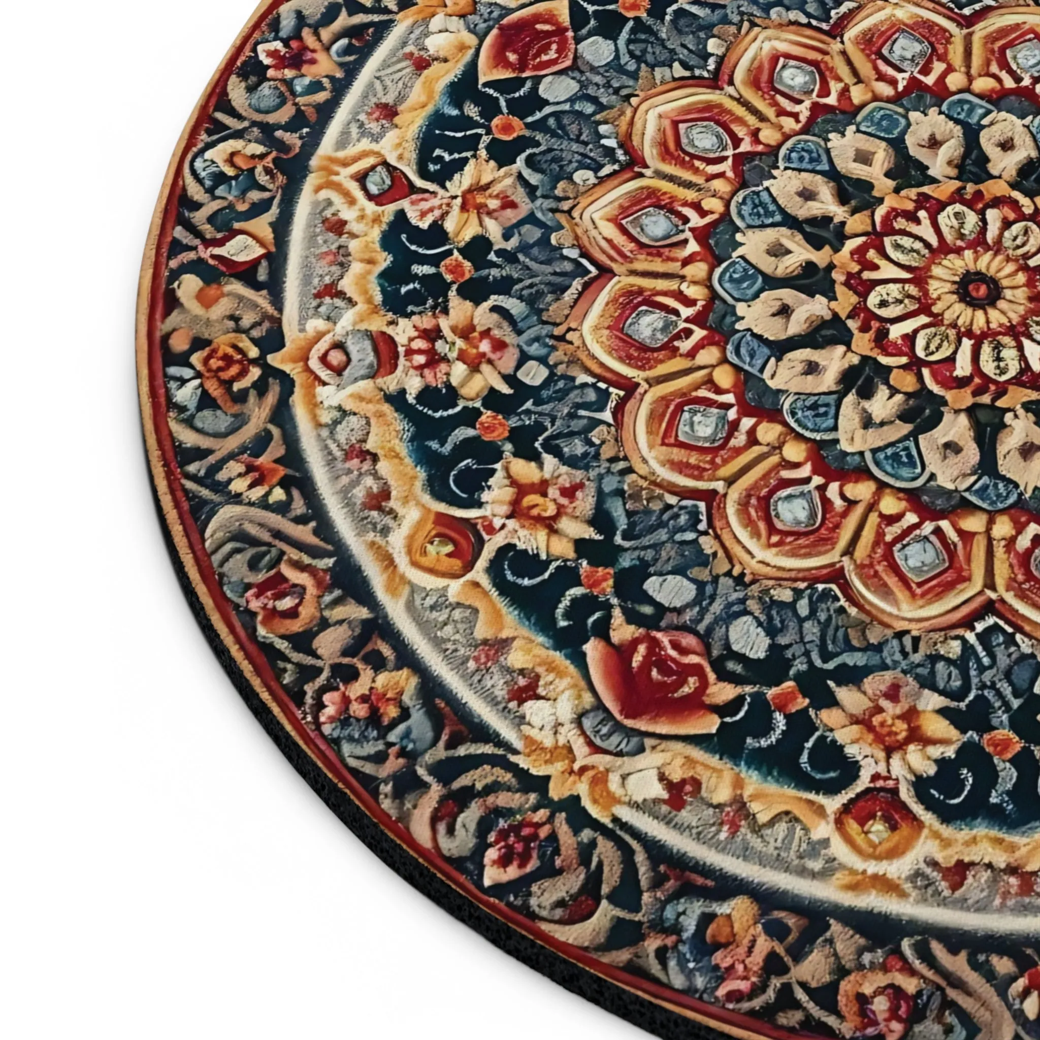 Traditional and cultural old rug pattern  Mouse Pad