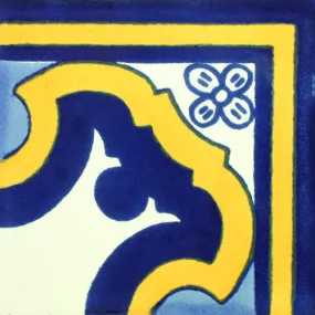 Traditional Mexican Border Tile - Cupula, Corner