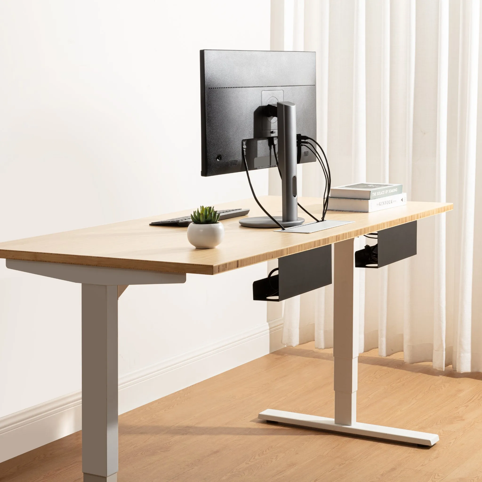 Under-Desk Cable Trays (Set of 2) - Various Colors