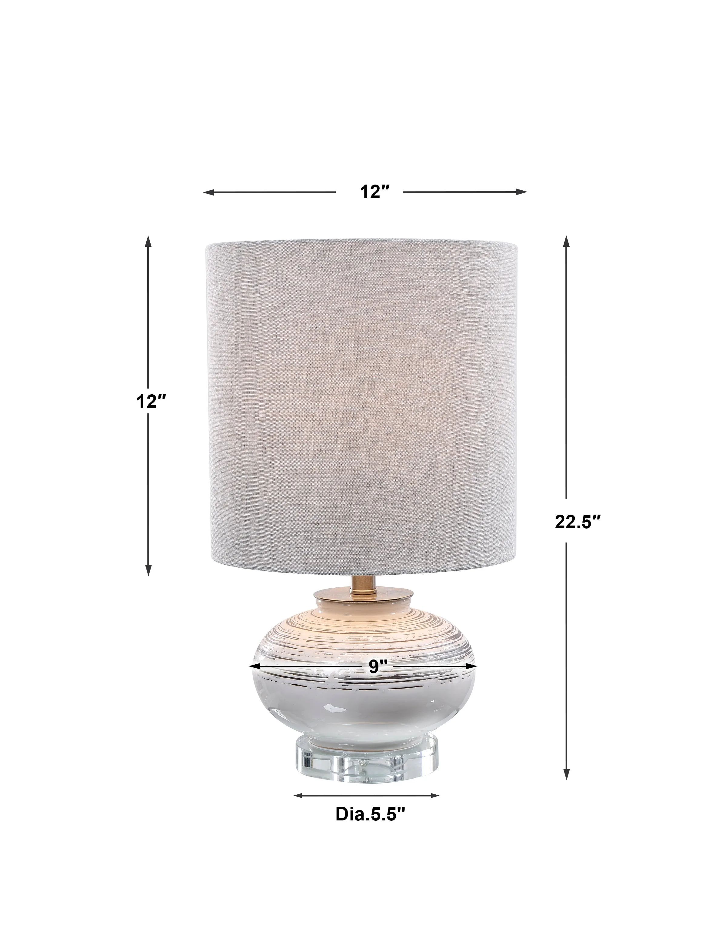Uttermost Lenta Off-White Accent Lamp