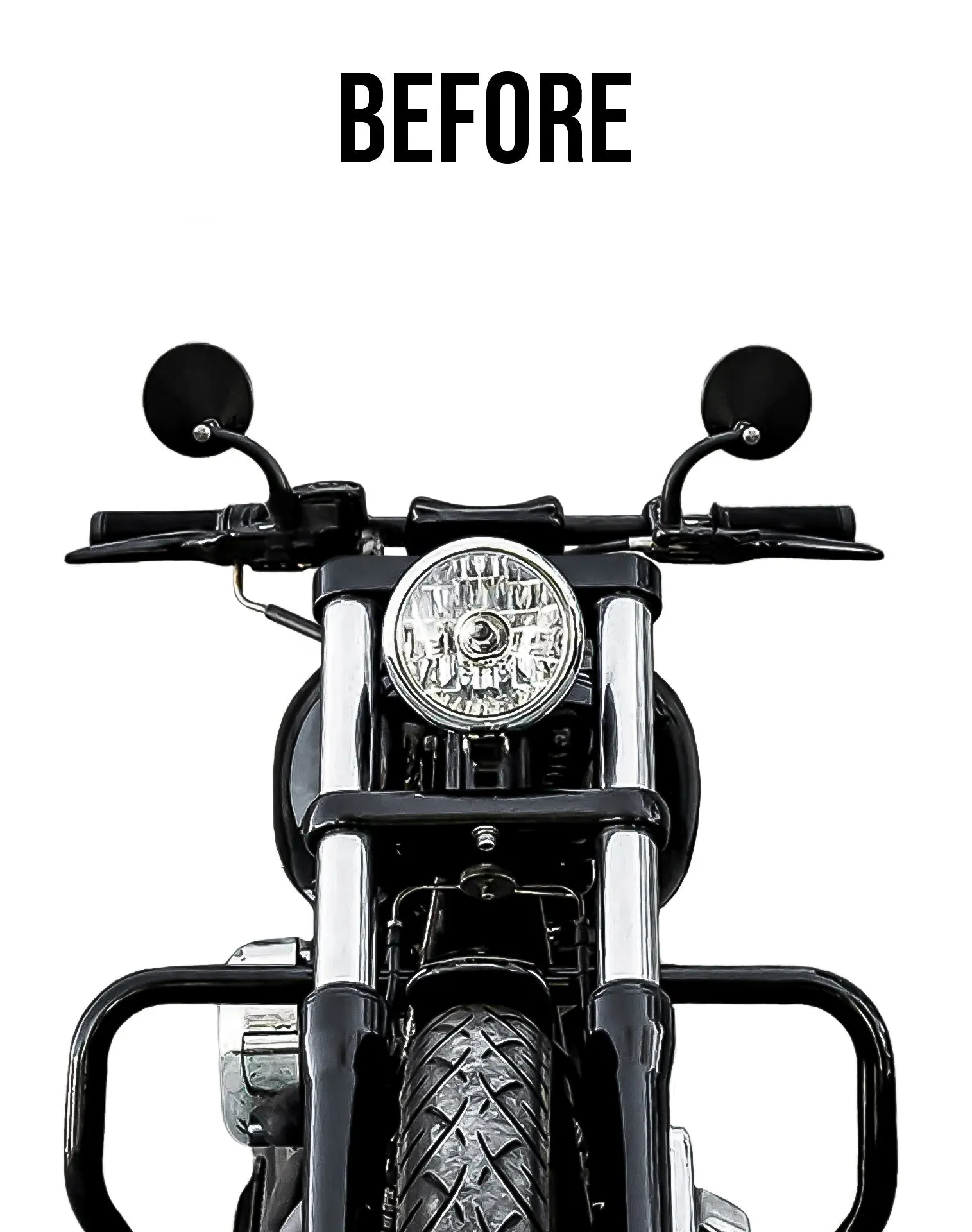 Viking Warlock 12" Pullback Handlebar Risers for Harley Dyna Street Bob FXDB/I Gloss Black