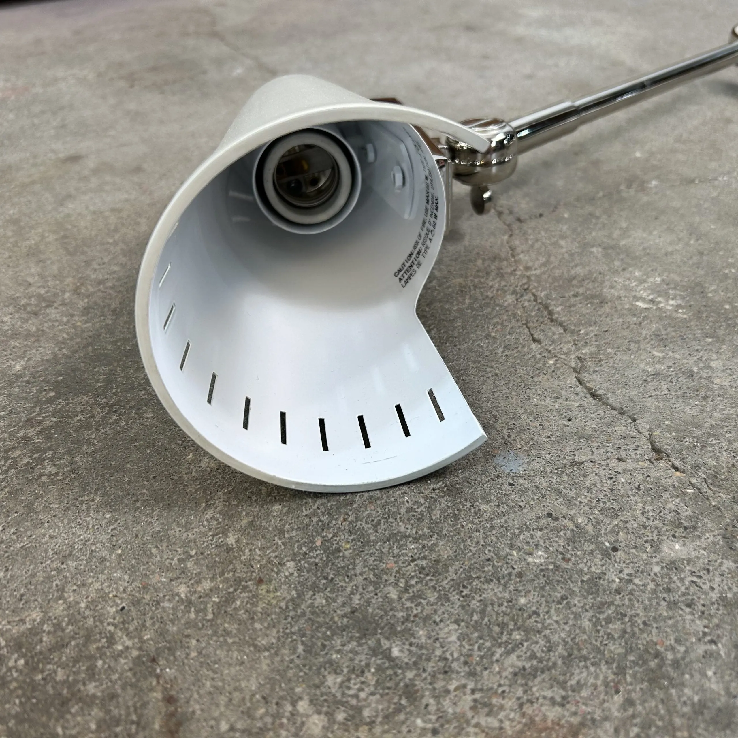 Visual Comfort, Thomas O’Brien Wall Light, Nickel, White