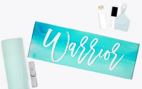 Warrior Yoga Mat Towel - Yoga   Pilates Gift - Nonslip Yoga Towel
