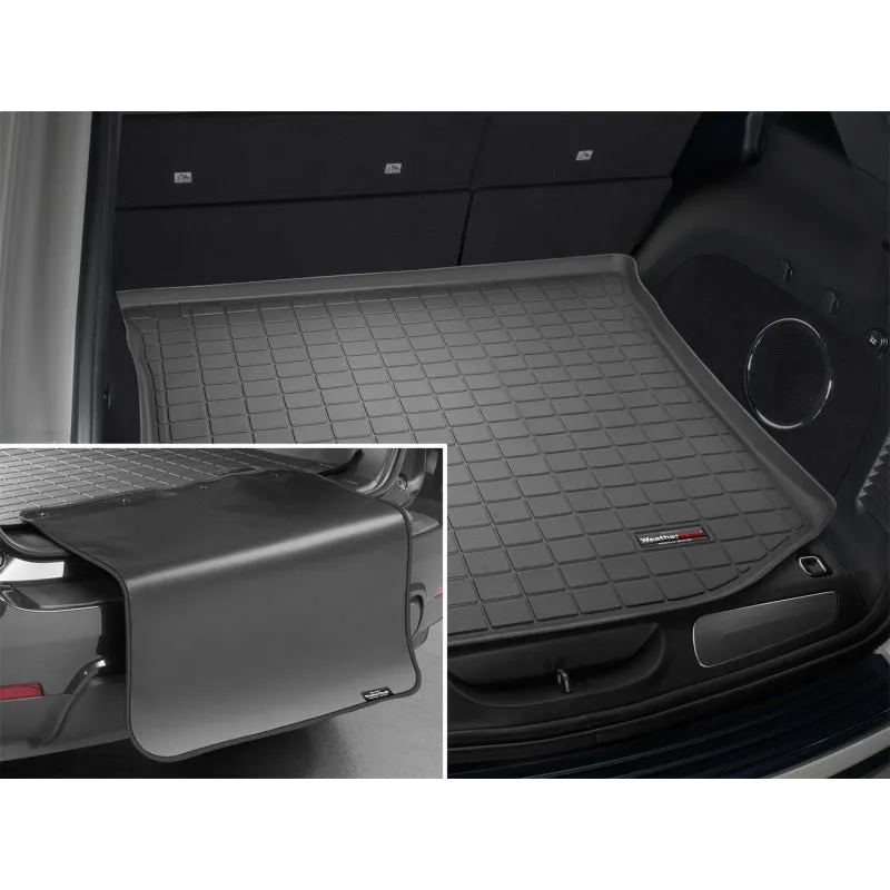 WeatherTech Cargo Liner w/ Bumper Protector - Behind 2nd Row - Bumper Protector - Plastic - Black - Jeep Grand Cherokee 2011-14