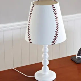 White Tapered Shade Plug-In Desk Light - Modern Fabric Reading Lamp for Study Room