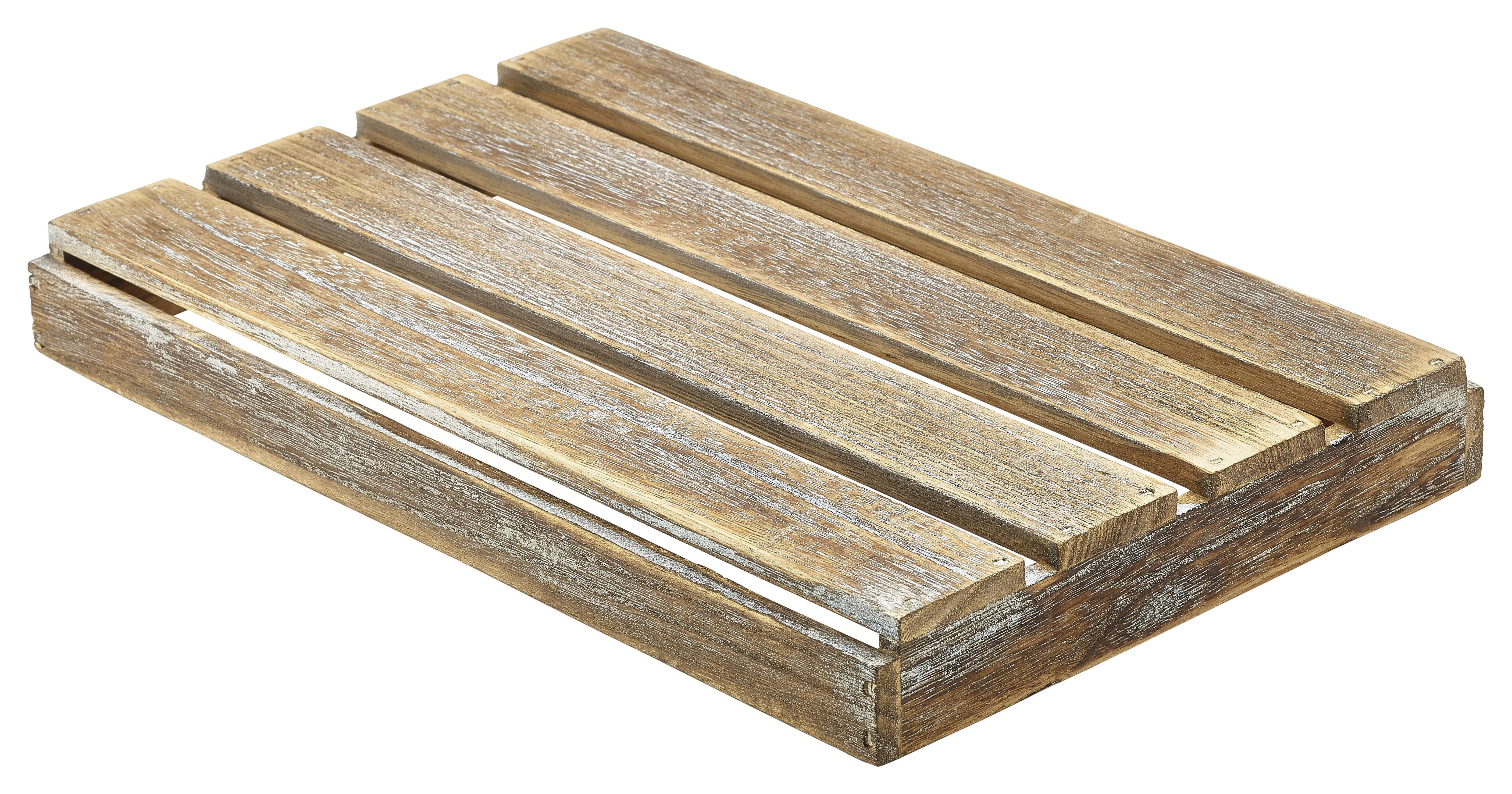 Wooden Crate Dark Rustic Finish 35 x 23 x 4cm