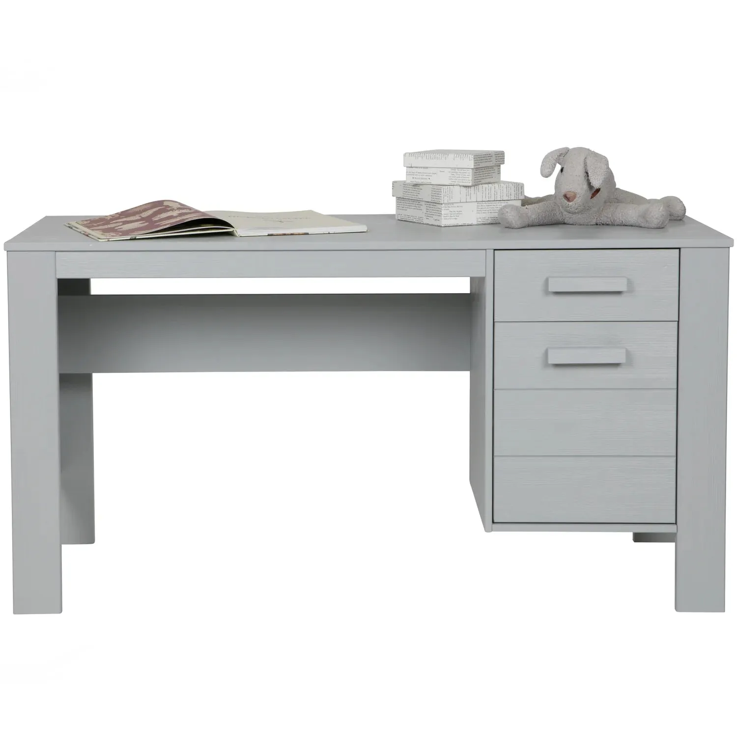 Woood Dennis Desk Concrete Grey