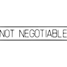 Xstamper Cx-Bn 1124 Message Stamp Not Negotiable Black
