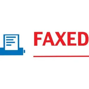 Xstamper Cx-Bn 2023 Message Stamp Faxed With Icon Red/Blue